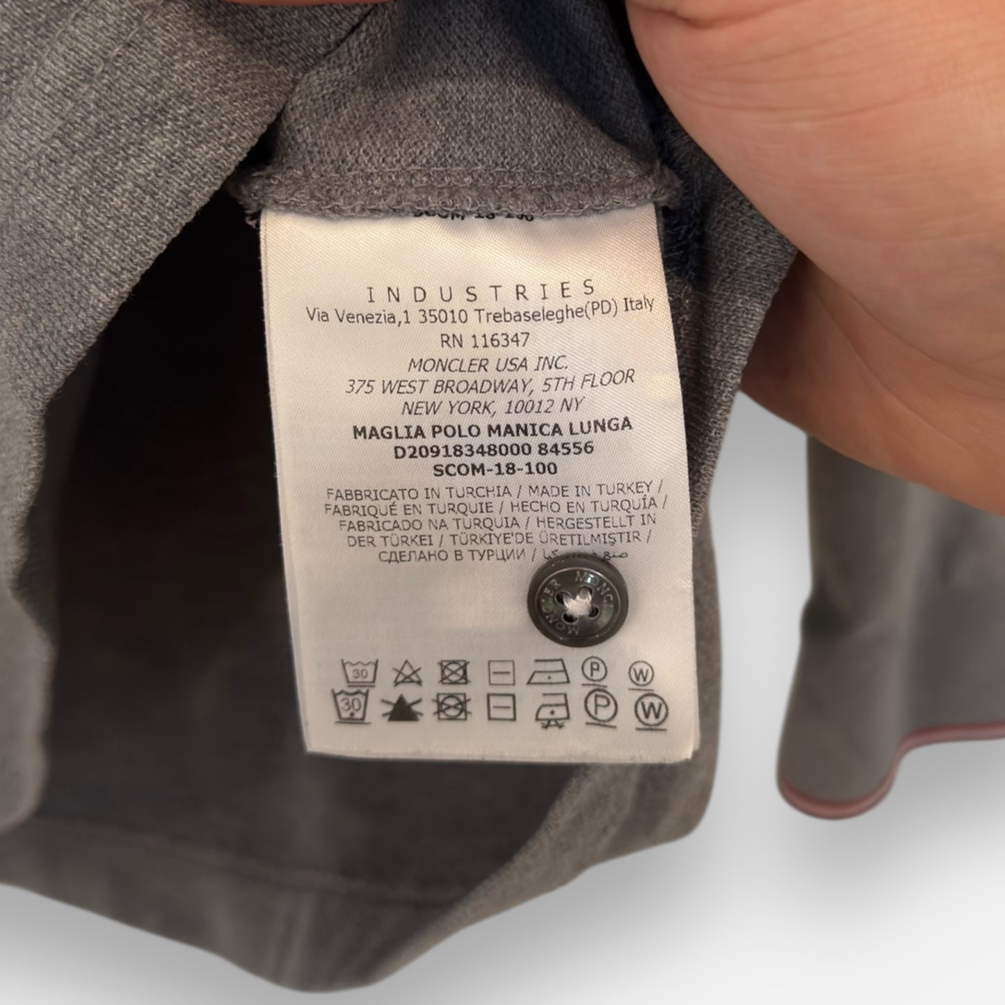 Moncler langærmet polo