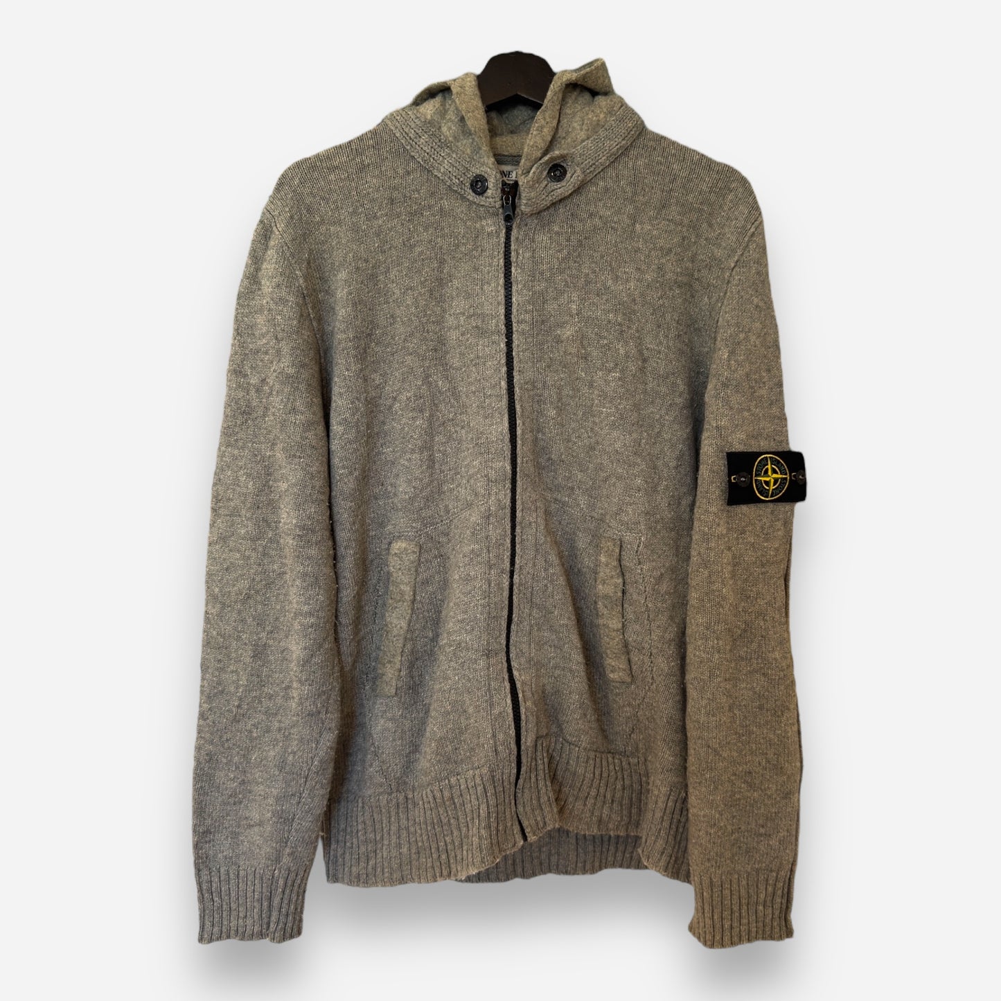 Stone Island vintage zip-cardigan wool