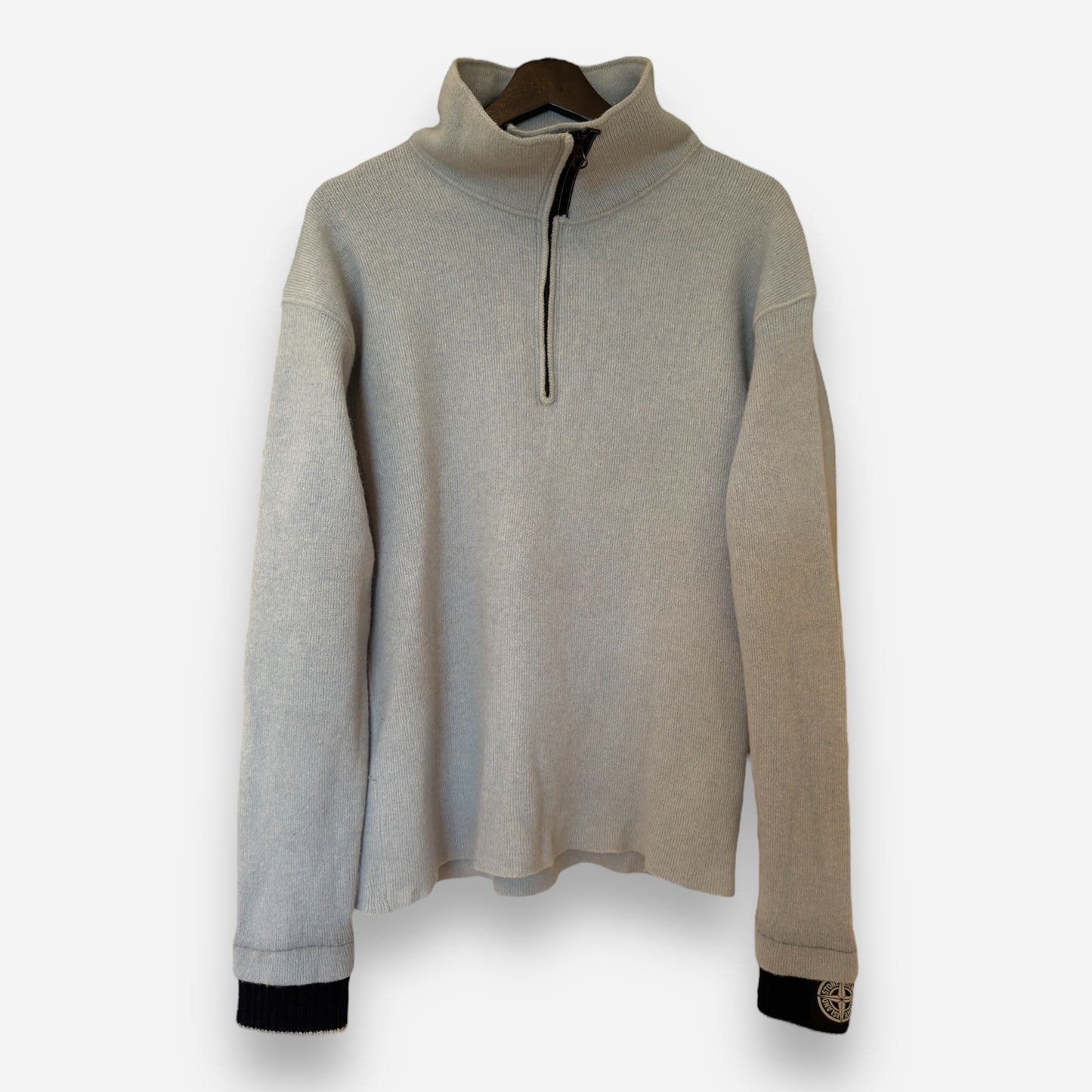 Stone Island wool half zip