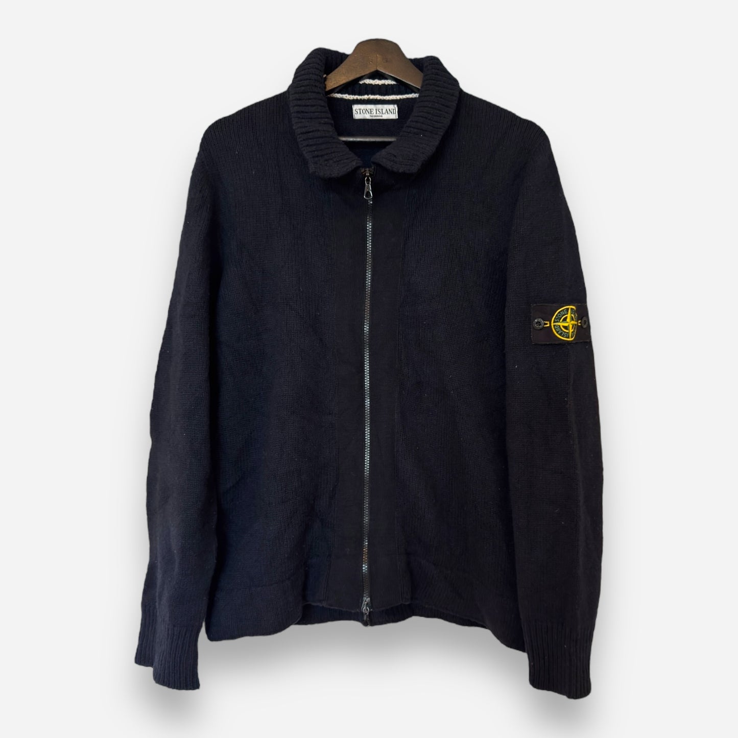 Stone Island vintage zip-cardigan wool