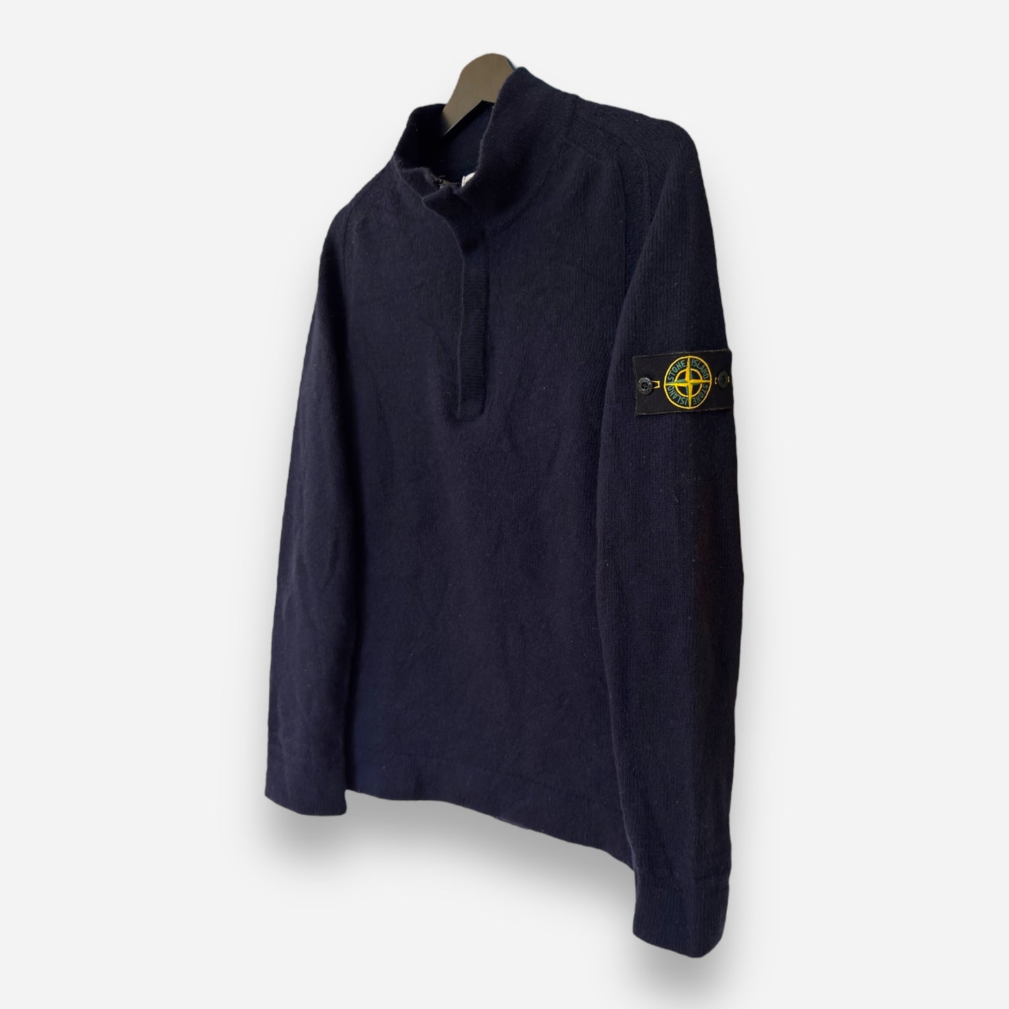 Stone Island wool half zip