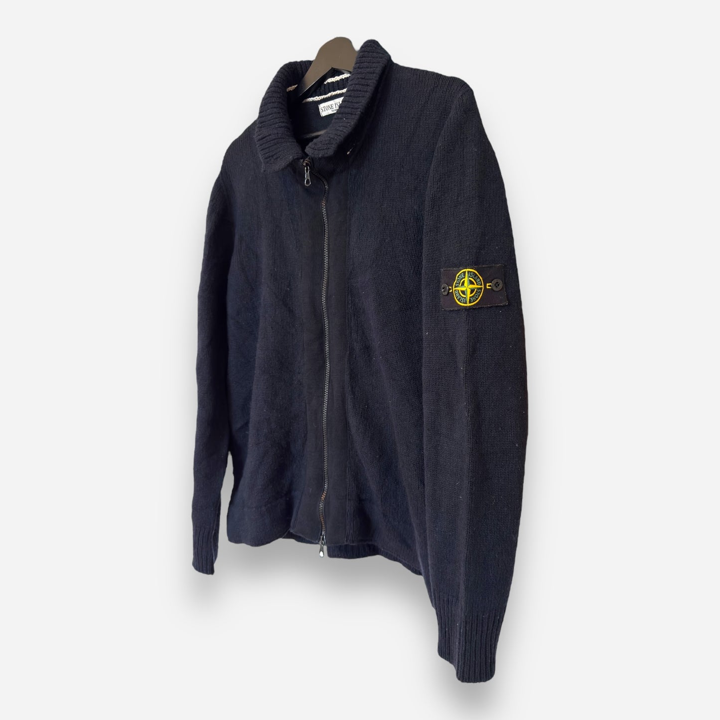 Stone Island vintage zip-cardigan wool