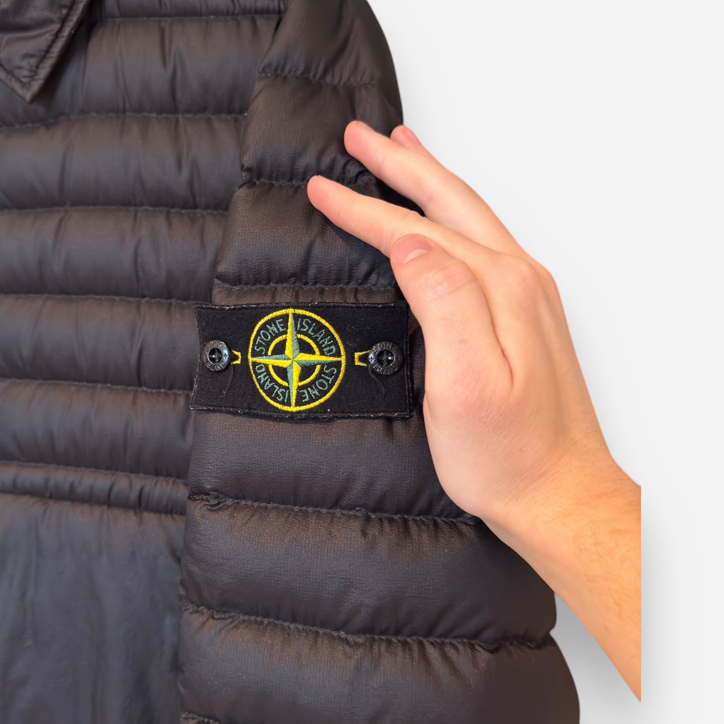 Stone Island bio based ripstop nylon down