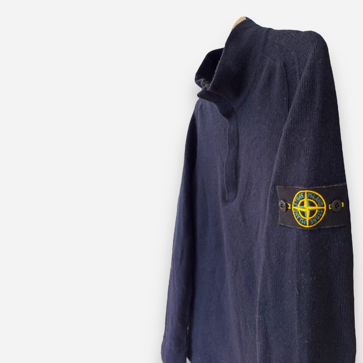 Stone Island wool half zip