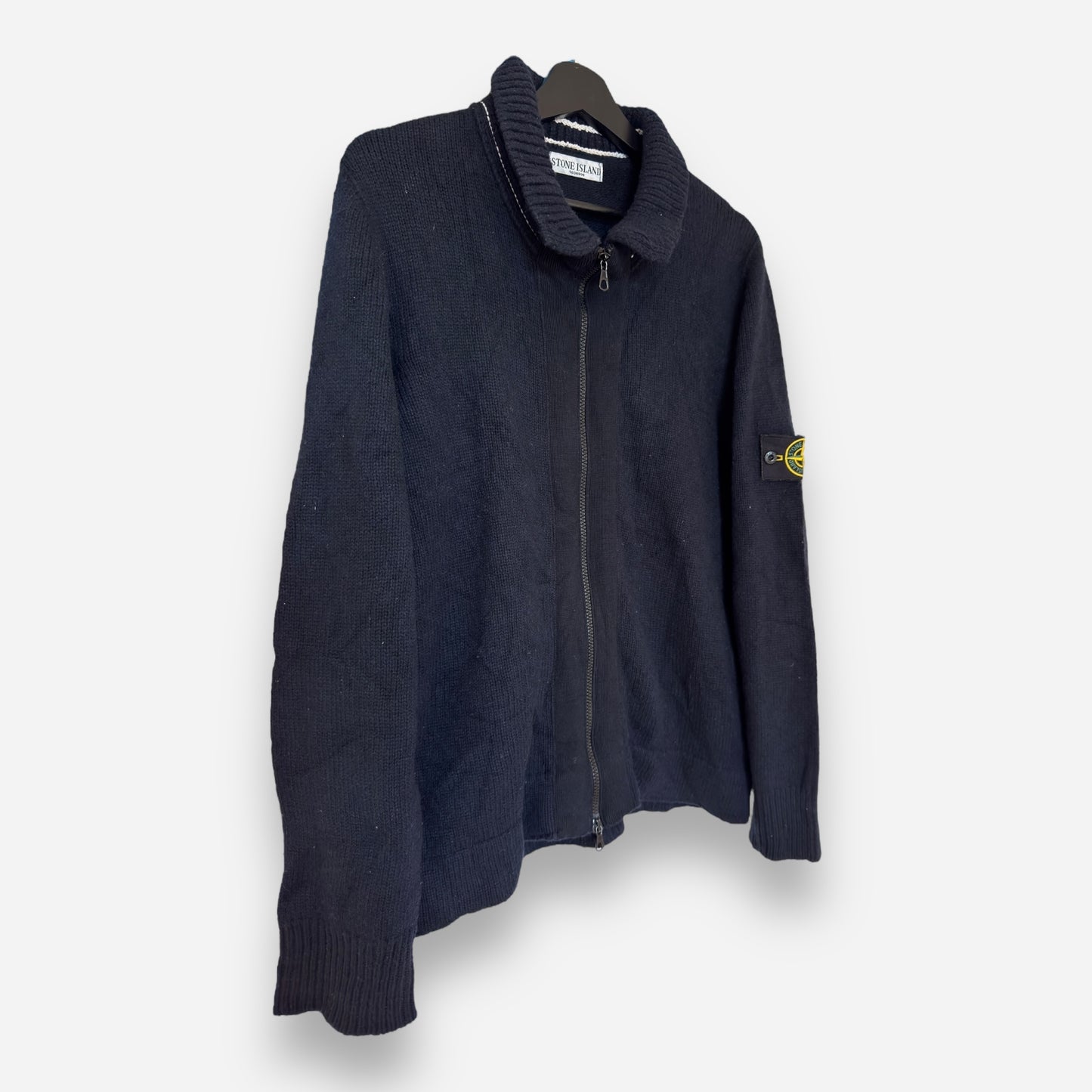 Stone Island vintage zip-cardigan wool