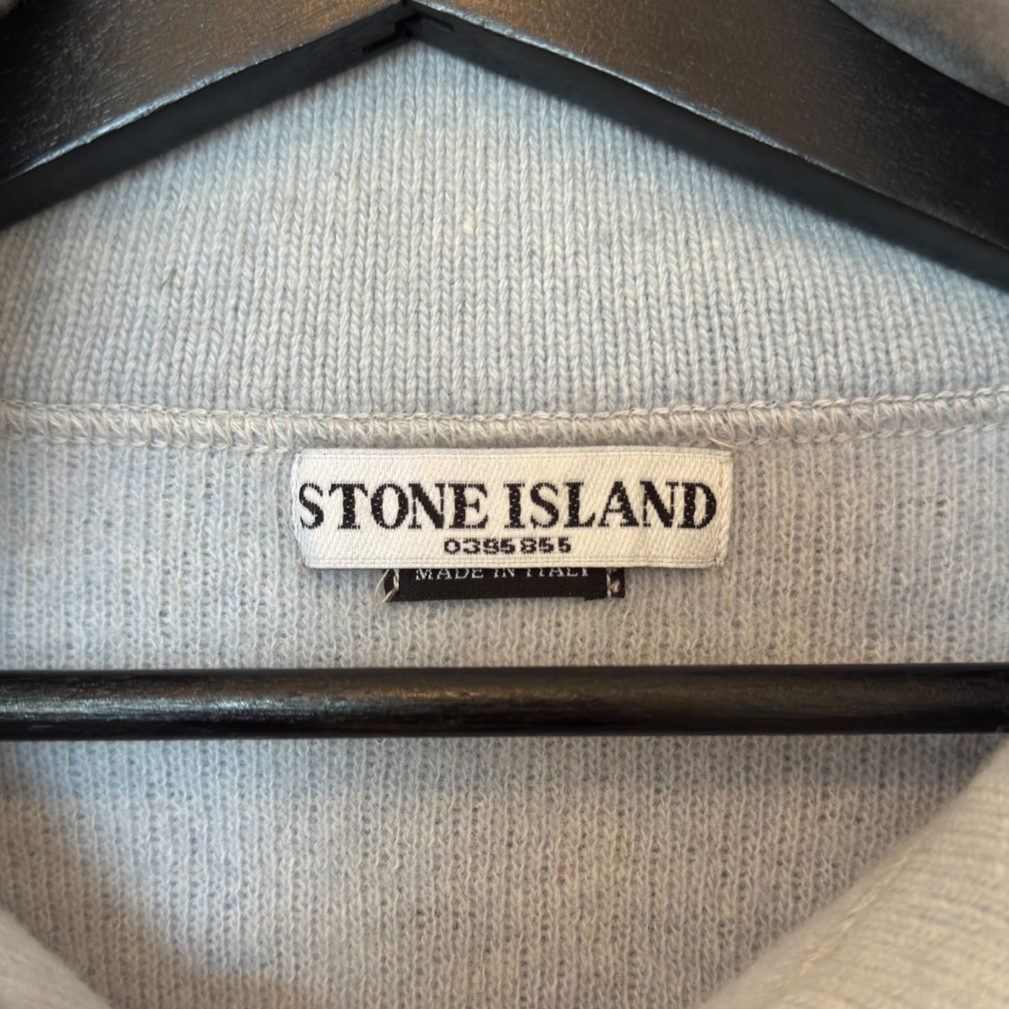 Stone Island wool half zip