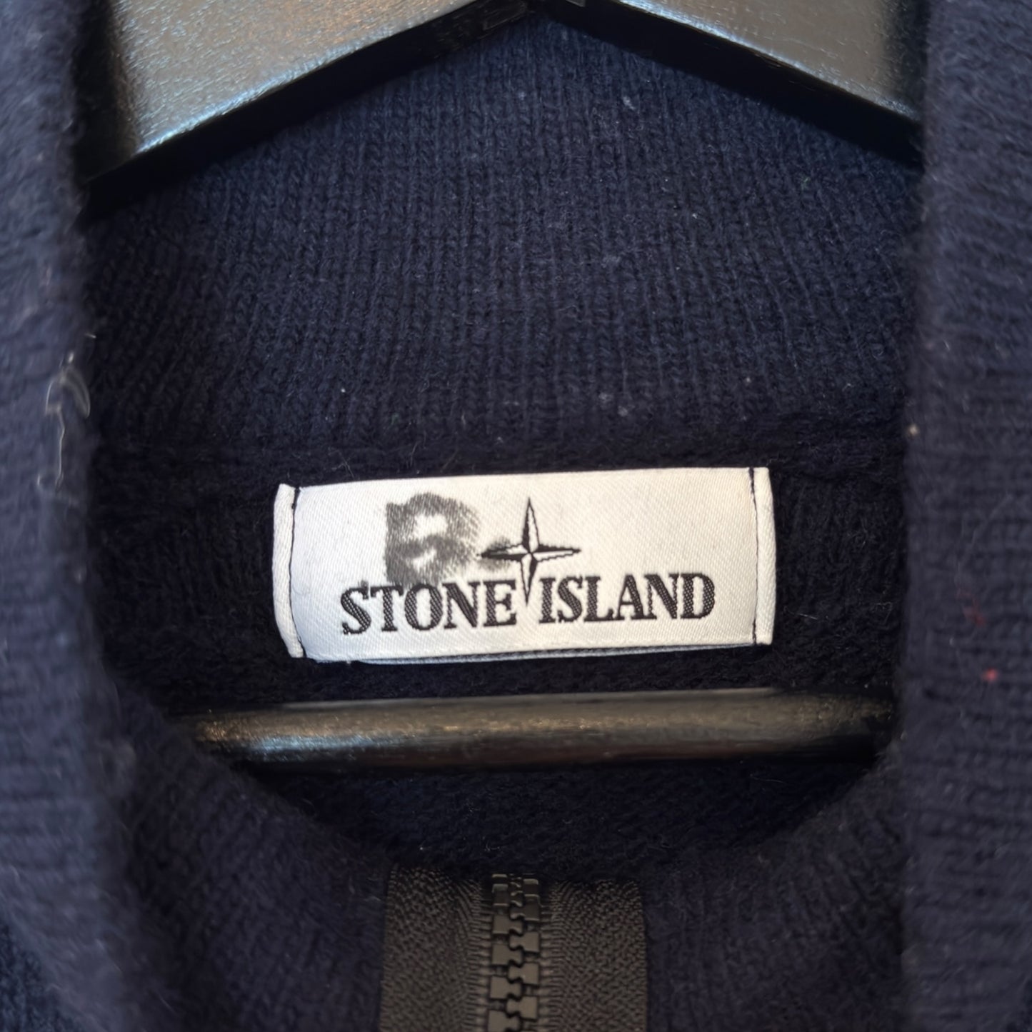 Stone Island wool half zip