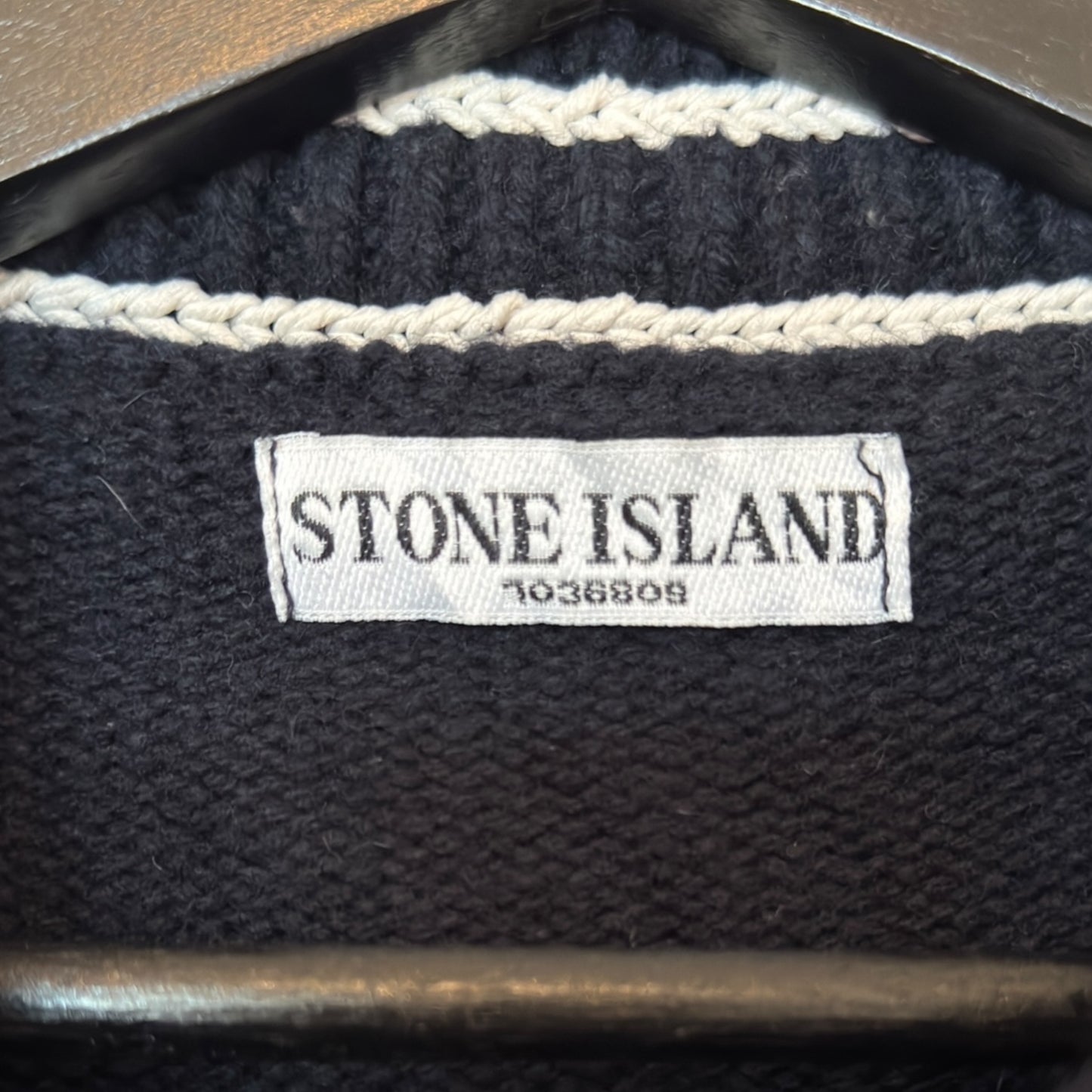 Stone Island vintage zip-cardigan wool