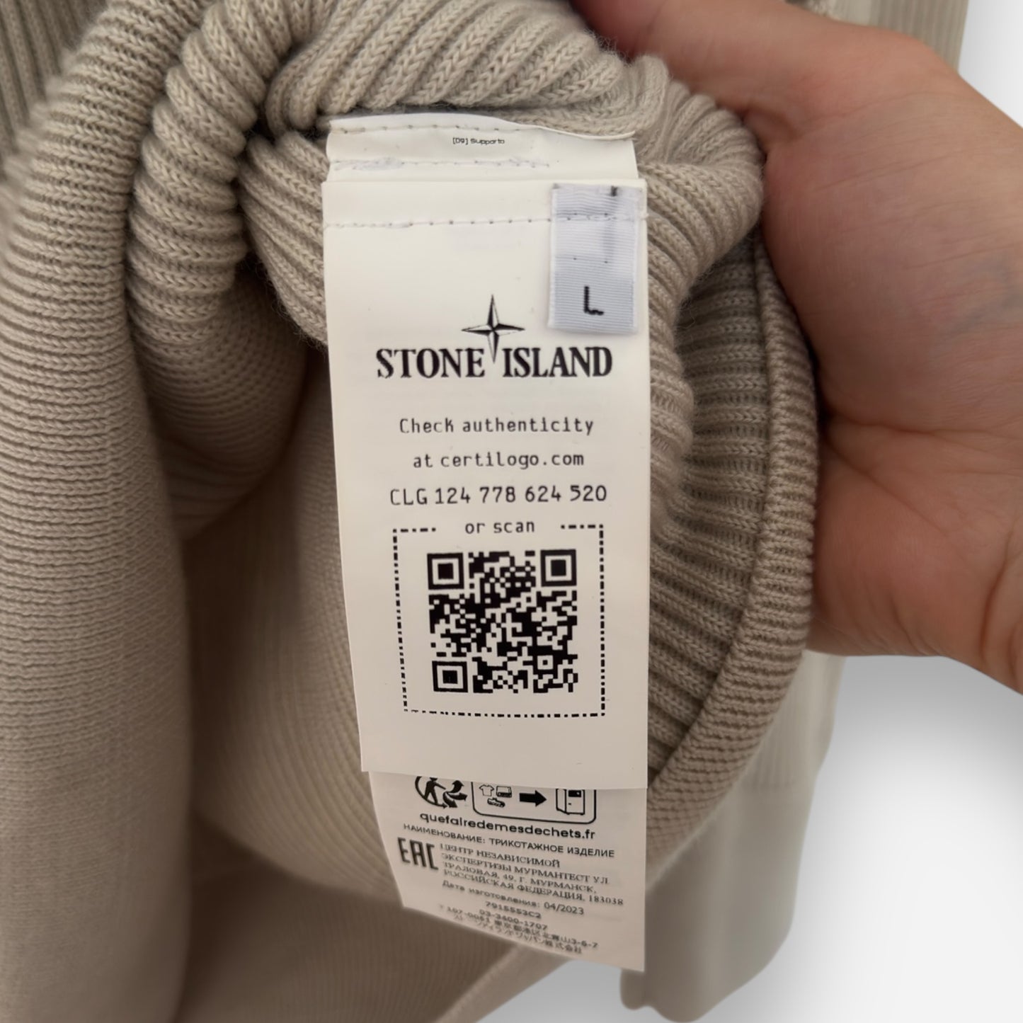 Stone Island striktrøje
