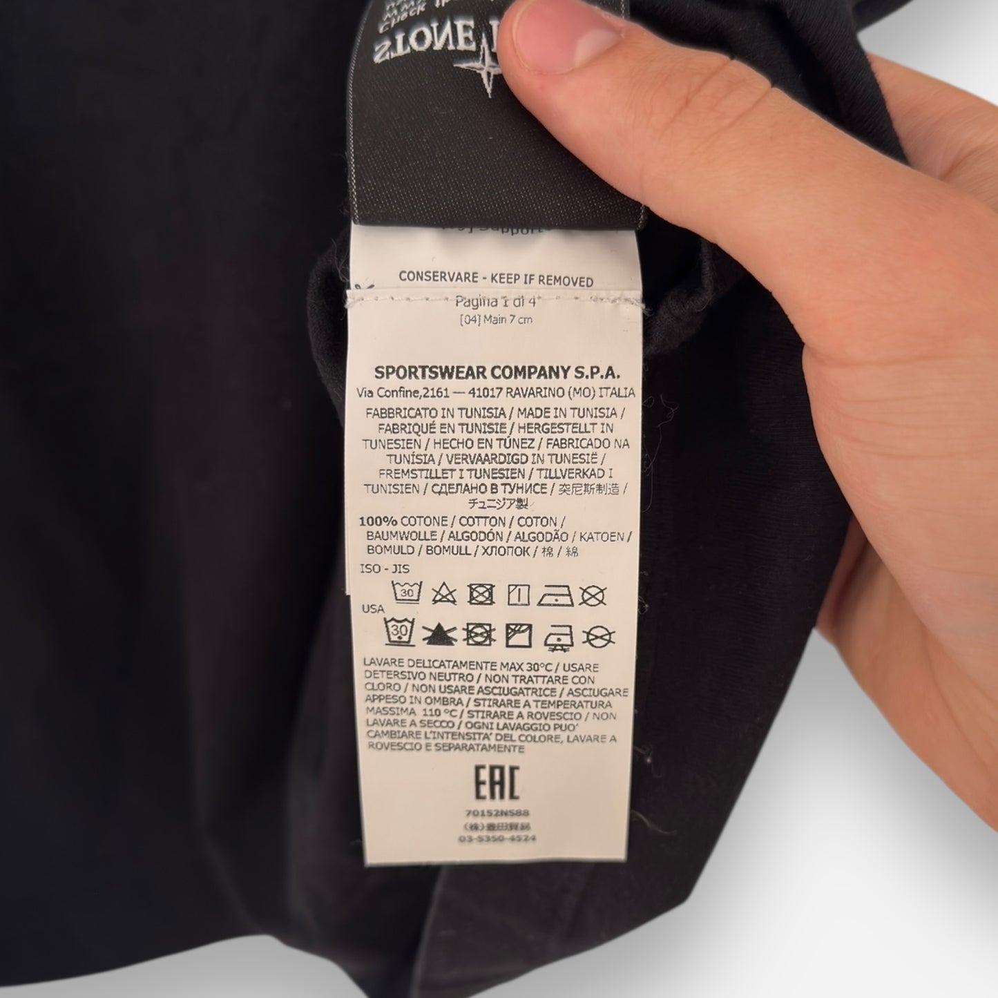 Stone Island reflective t-shirt
