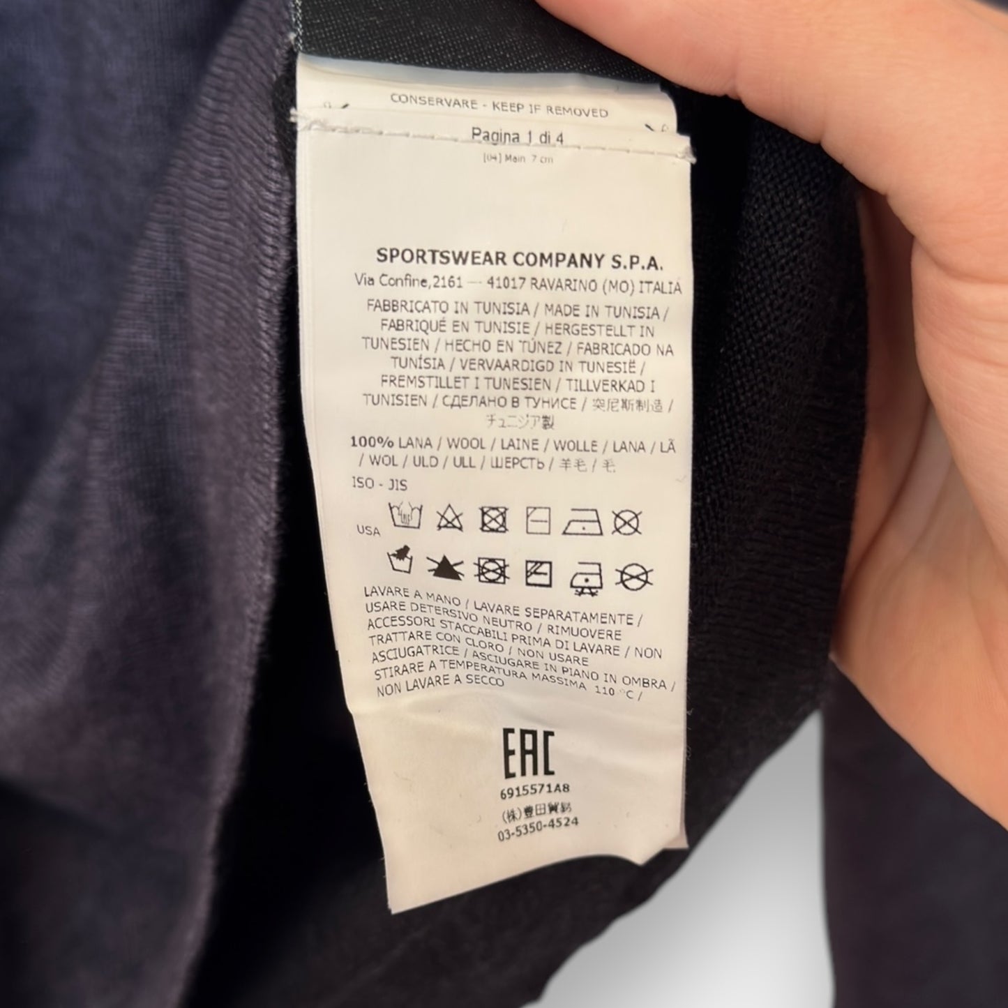 Stone Island striktrøje