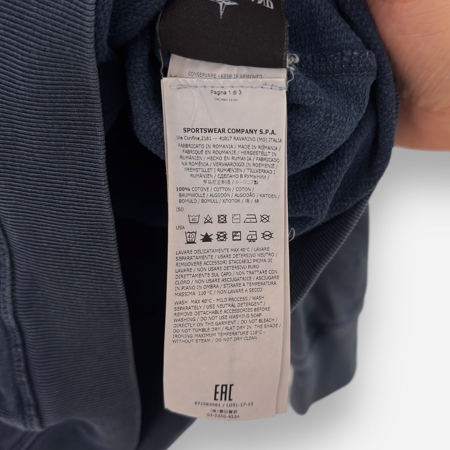Stone Island sweatshirt