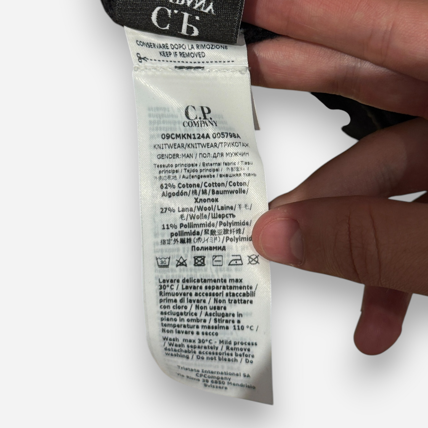 CP Company wool zip hoodie