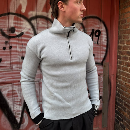 Stone Island wool half zip