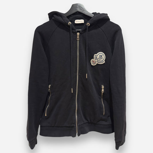 Moncler double logo zip-hoodie
