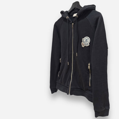 Moncler double logo zip-hoodie