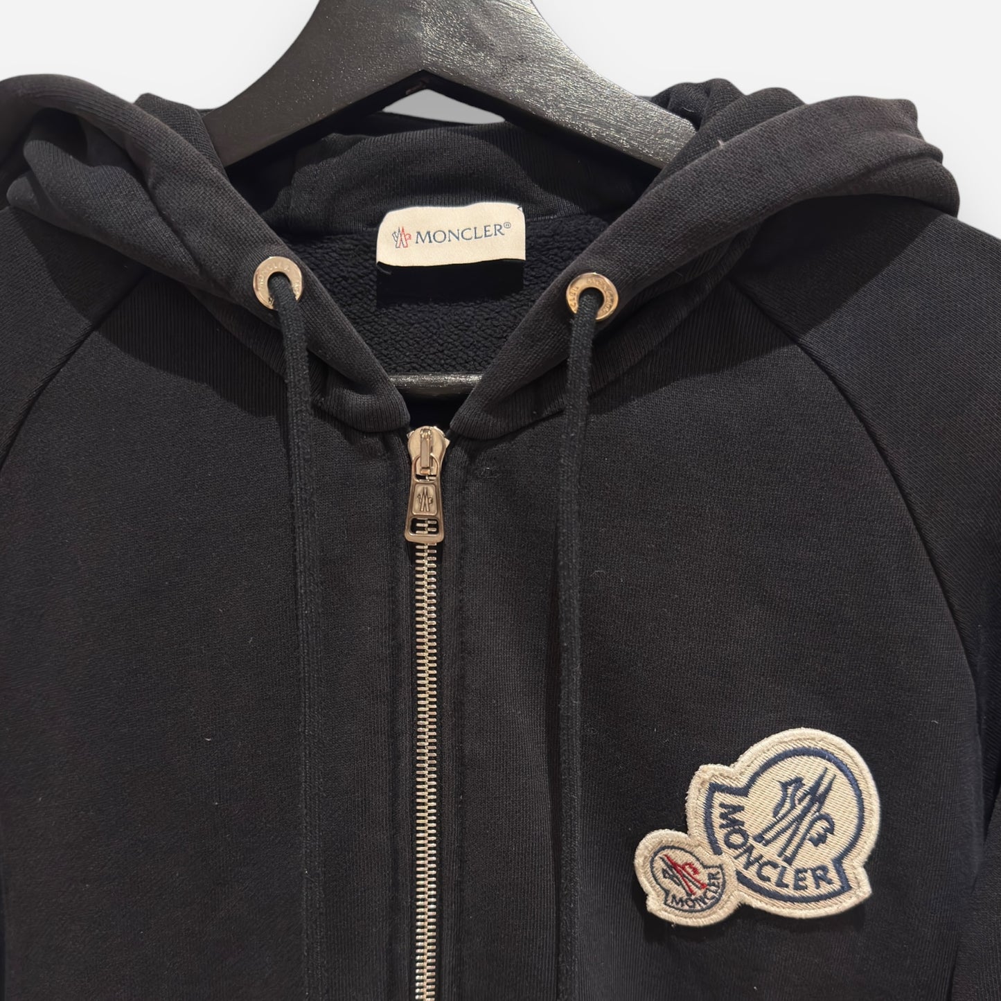 Moncler double logo zip-hoodie