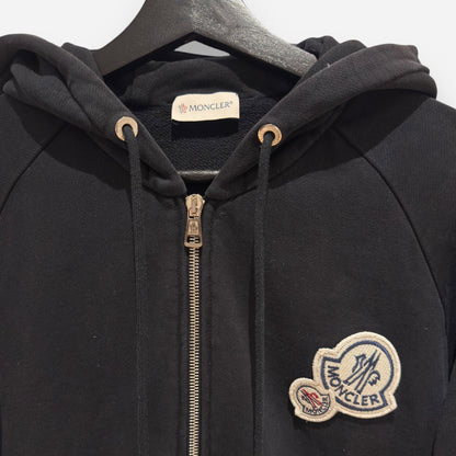 Moncler double logo zip-hoodie