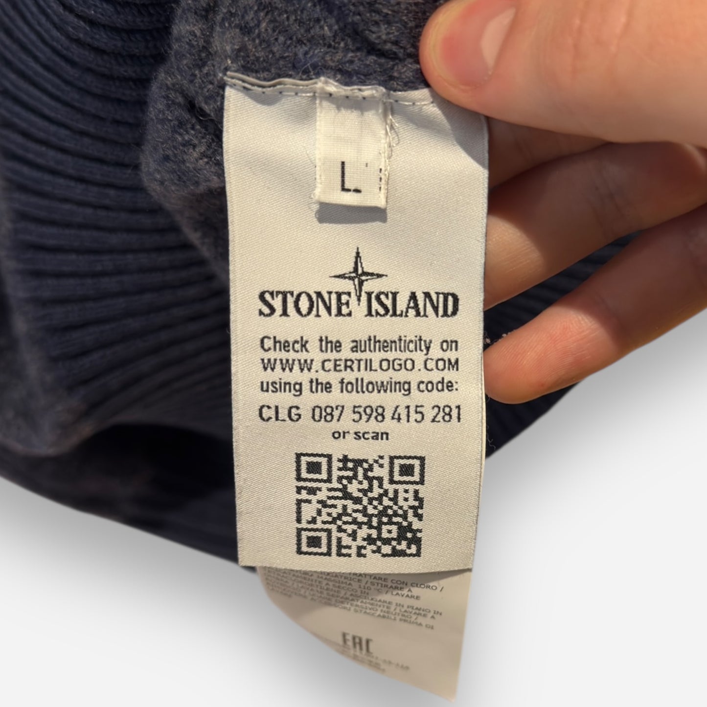 Stone Island wool sweatshirt