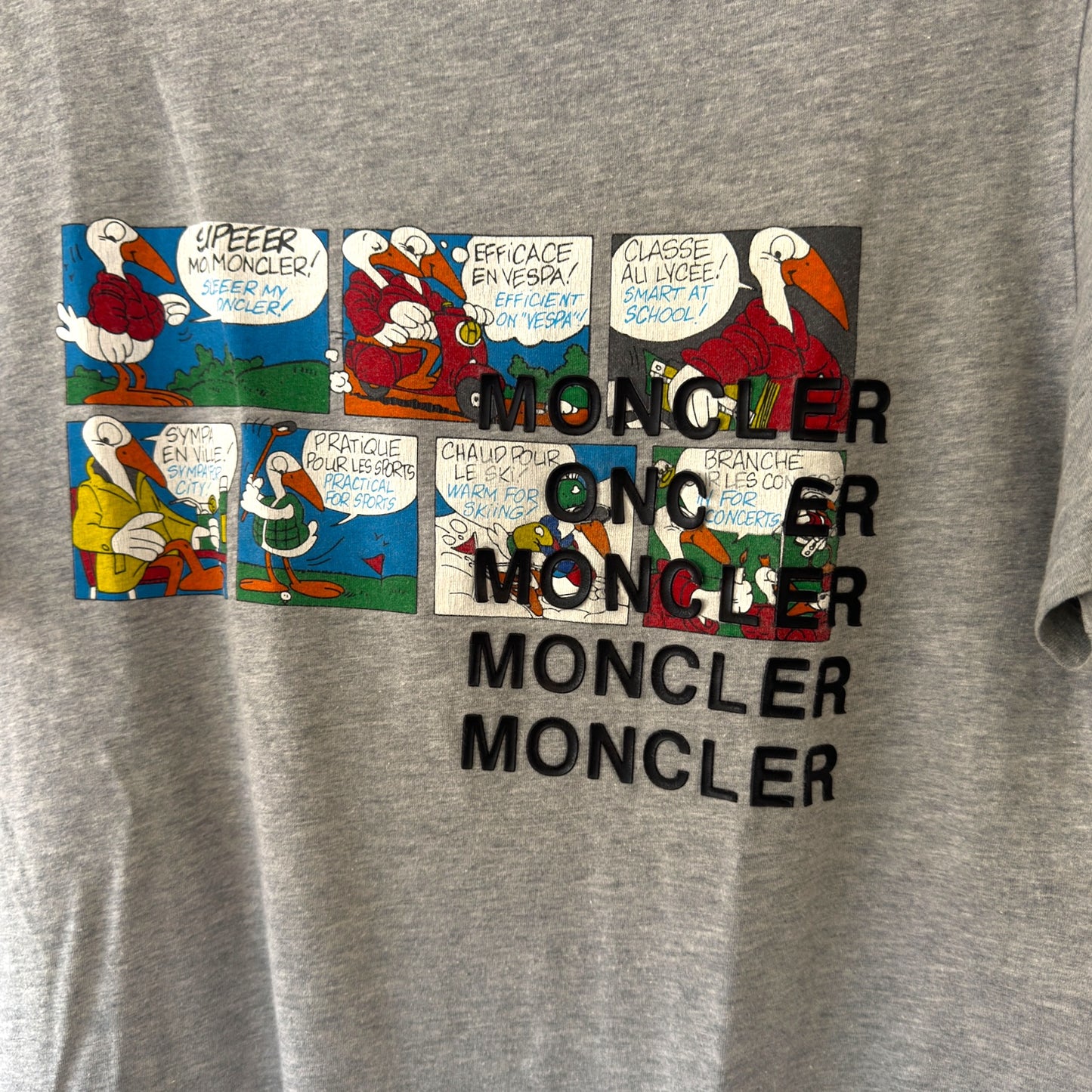 Moncler cartoon t-shirt