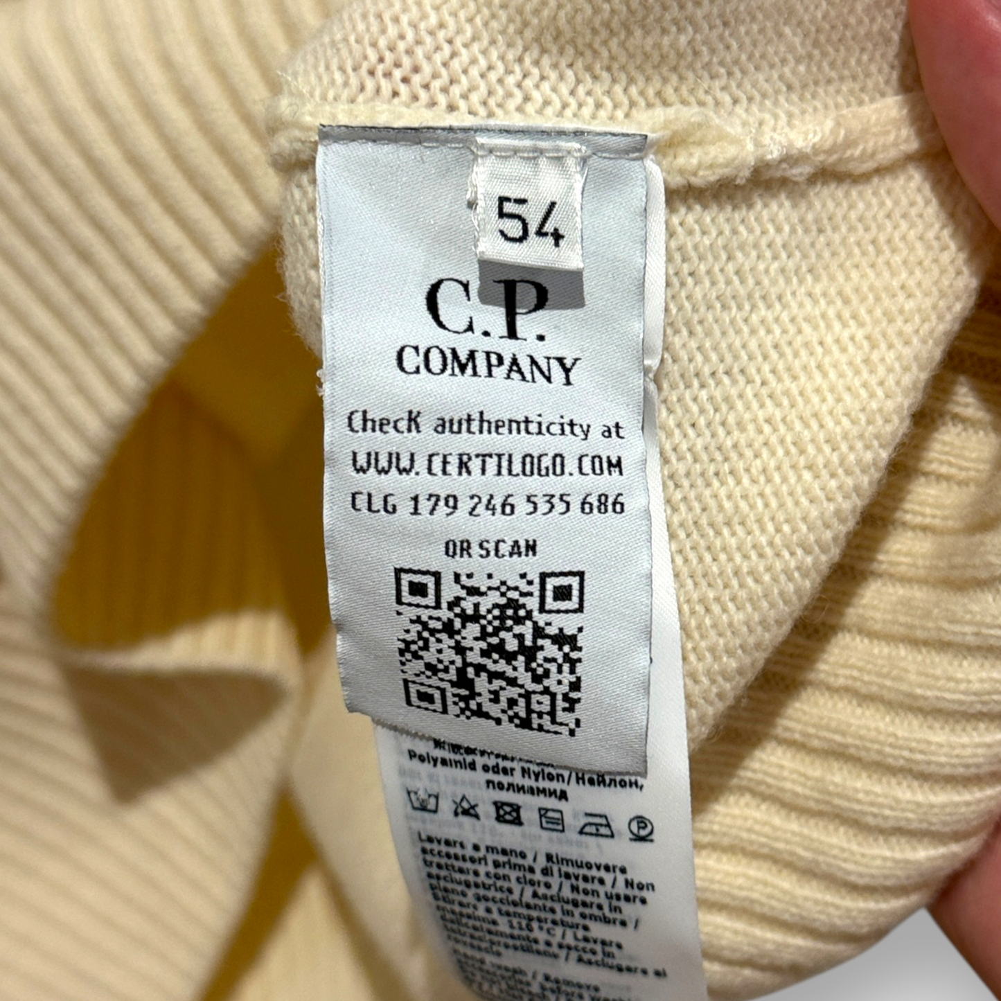 CP Company wool turtleneck sweatshirt