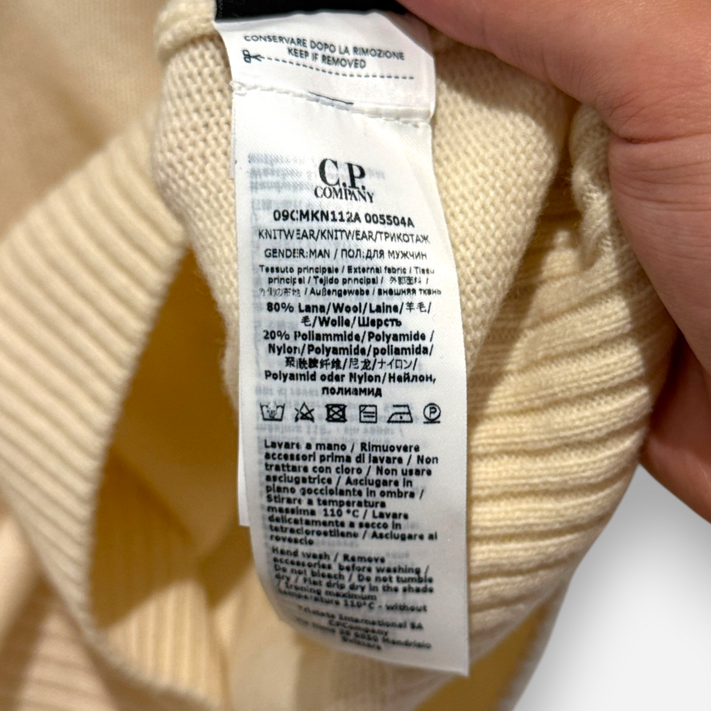 CP Company wool turtleneck sweatshirt