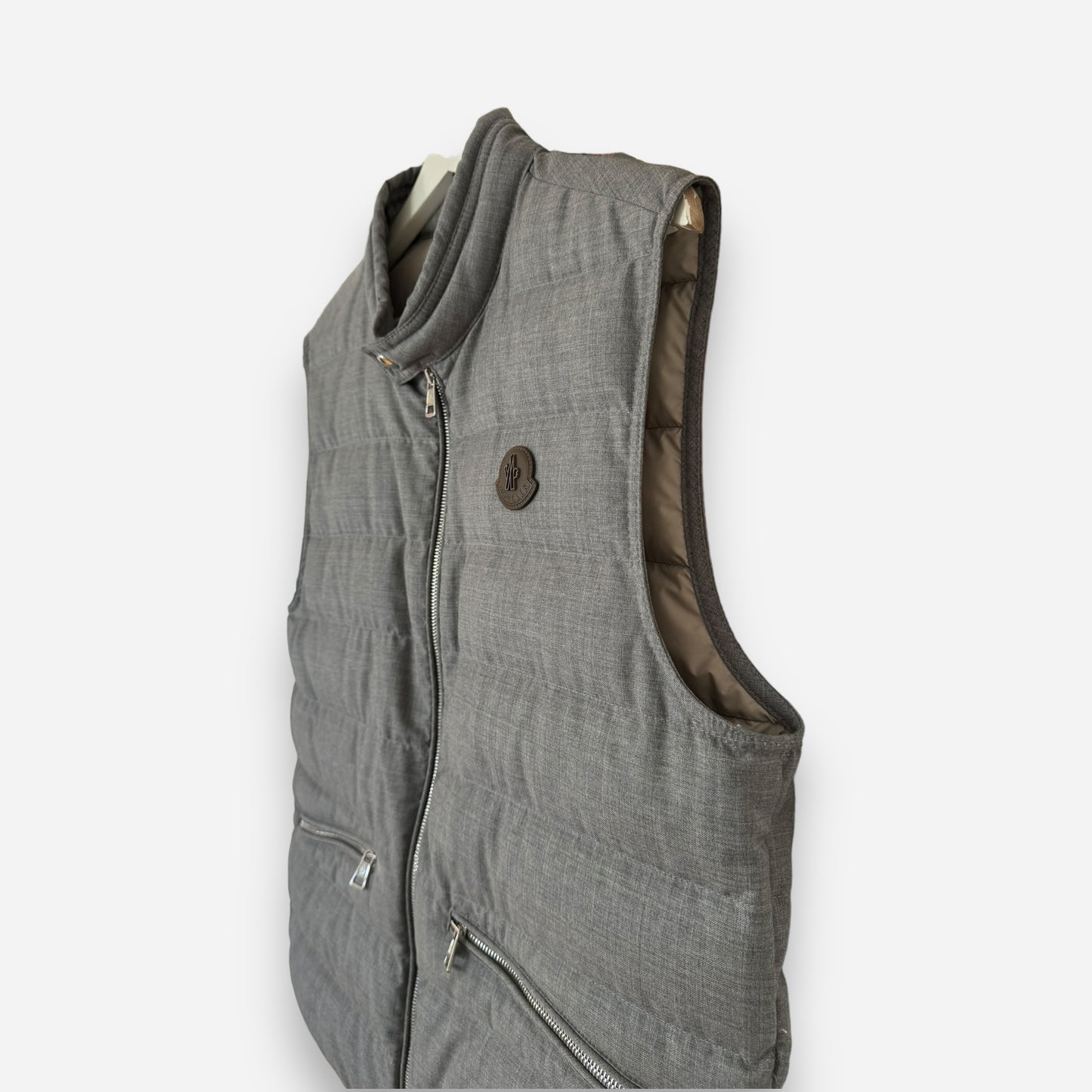 Moncler Gallienne brown-badge vest