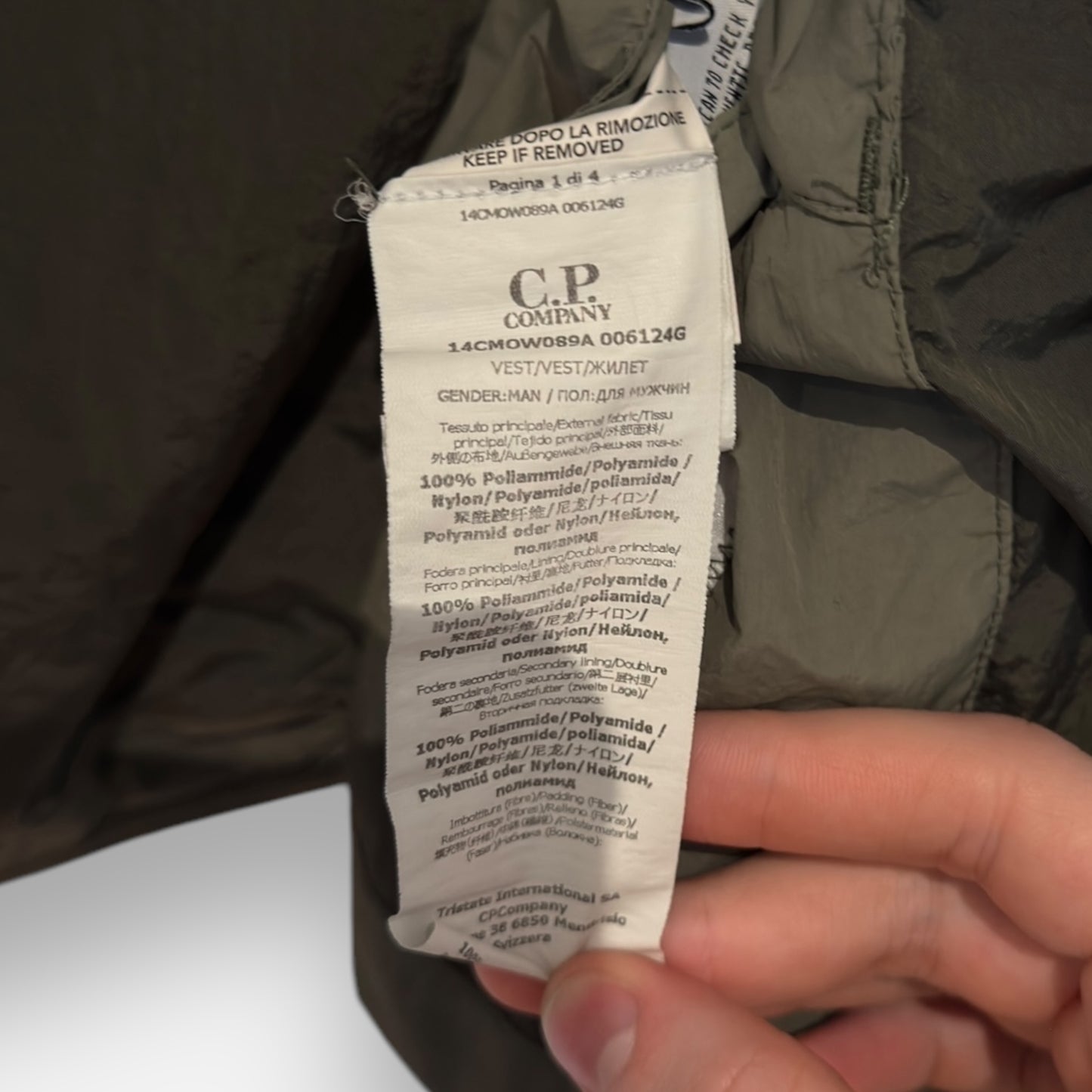 CP Company G.D.P vest